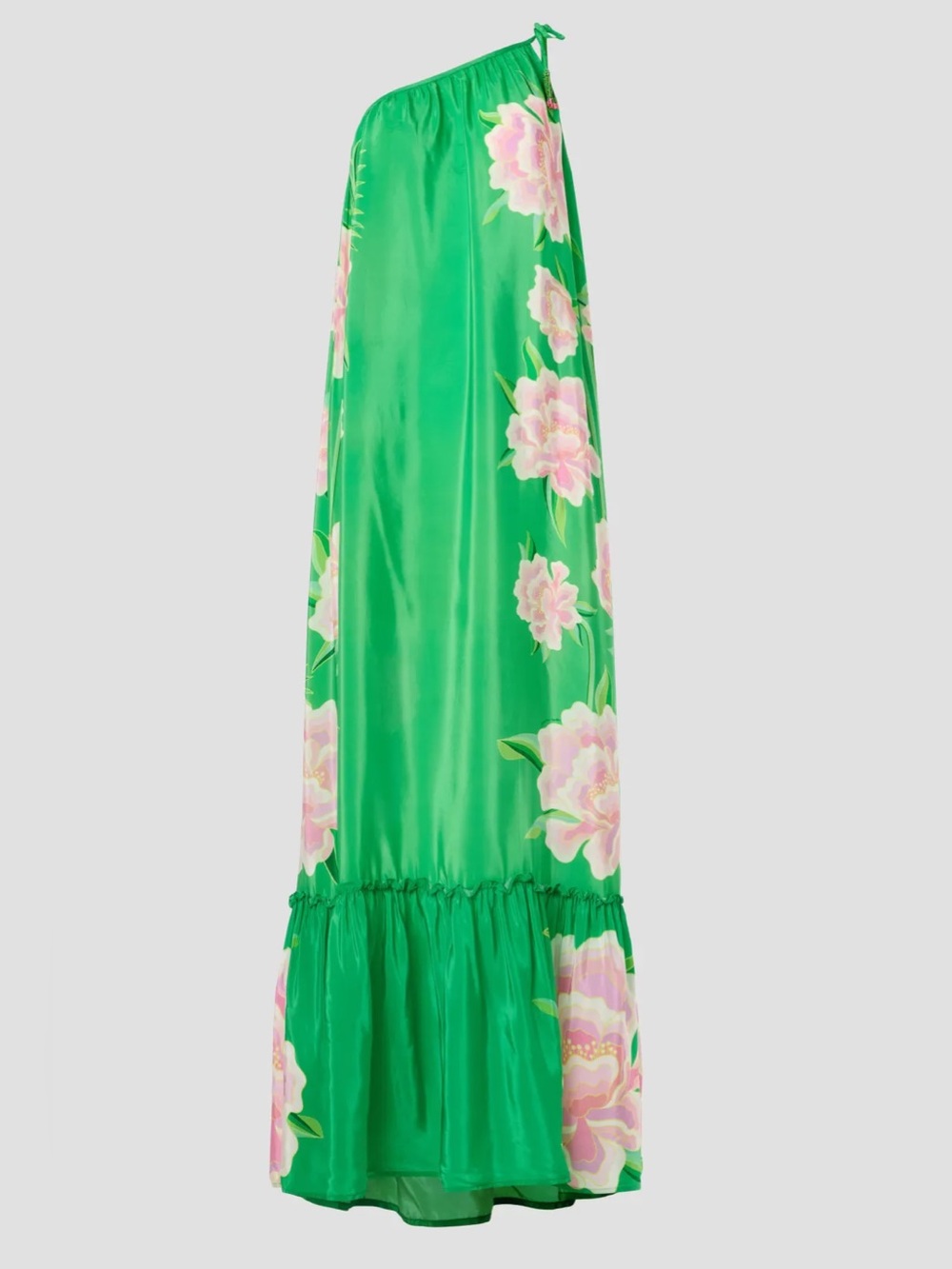 Farm Rio Floral Vibing Maxi Dress Green Women's Size XL - Picture 4 of 7